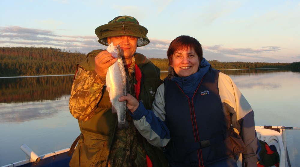Рыбалка на форель Лапландия